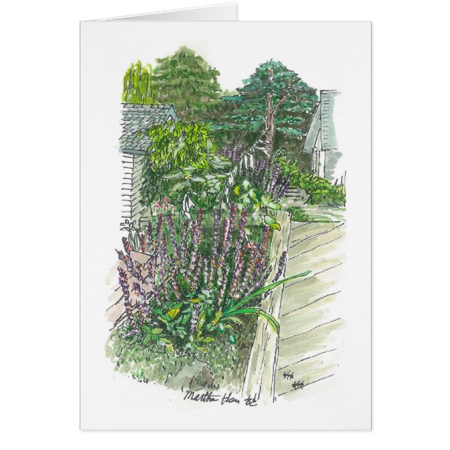 Flowers by the deck (Front)