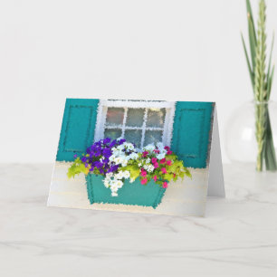 Flowers By the Sea Notecard