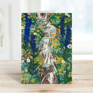Flowers by The Stream   August Babberger Card