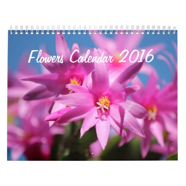 Flowers Calendar 2016 (Cover)