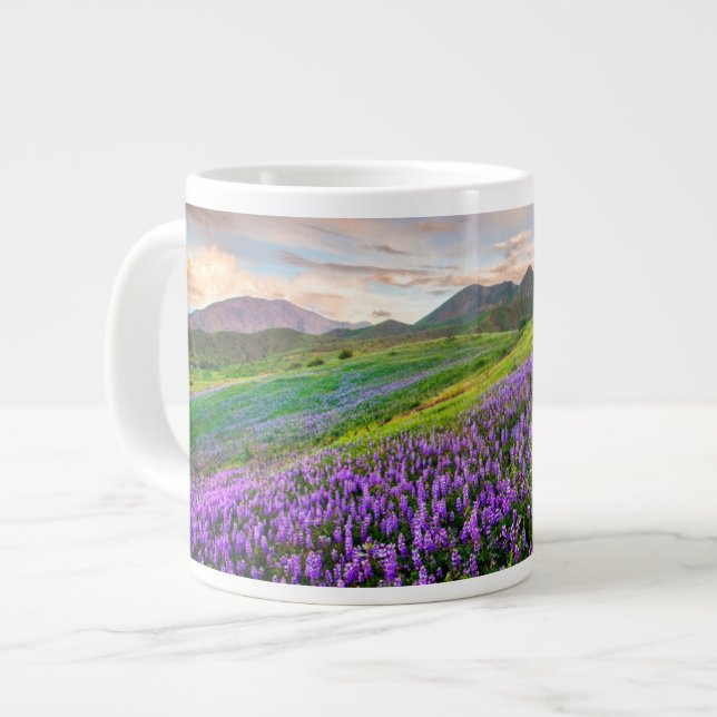 Flowers | California Wildflowers Large Coffee Mug (Front Left)