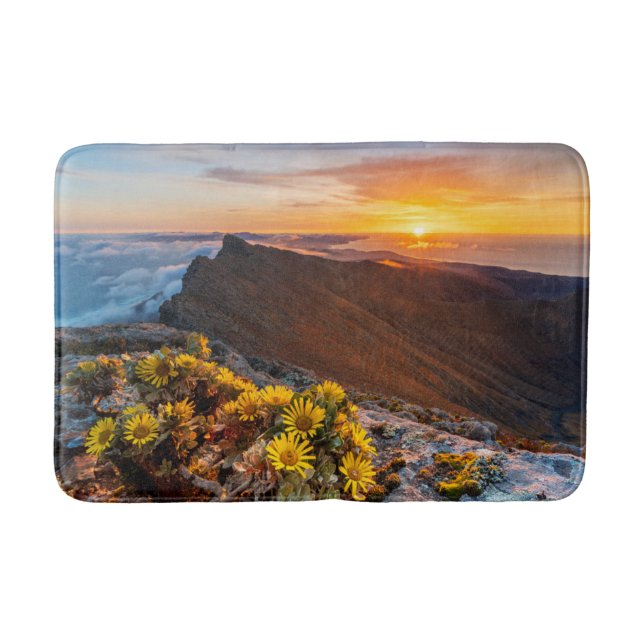 Flowers | Canary Islands, Spain Bath Mat (Front)