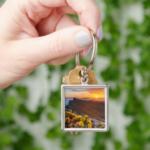 Flowers Canary Islands, Spain Key Ring