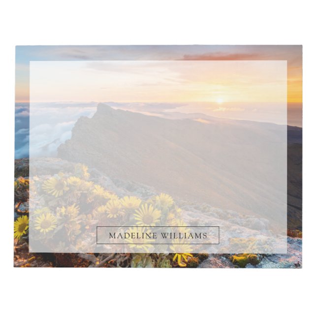 Flowers | Canary Islands, Spain Notepad (Front)