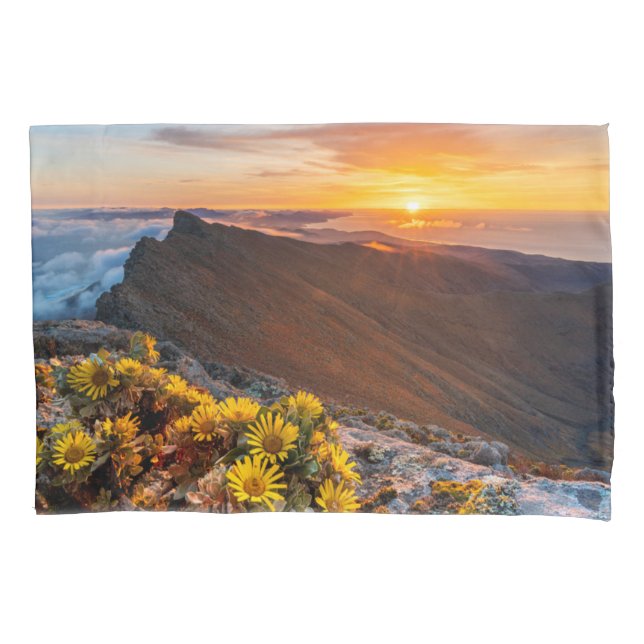 Flowers | Canary Islands, Spain Pillowcase (Front)