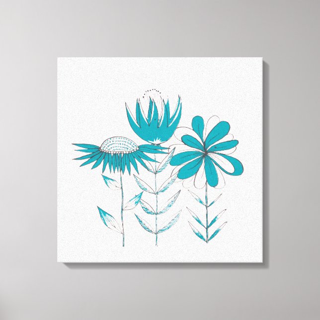 Flowers Canvas Print (Front)