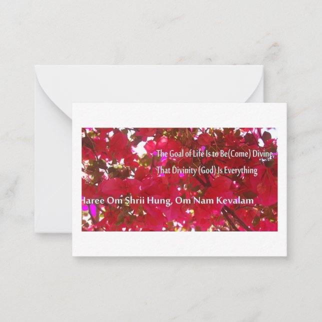 Flowers Card (Front)