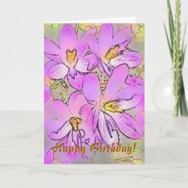 FLOWERS CARD (Front)
