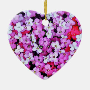 FLOWERS CERAMIC TREE DECORATION