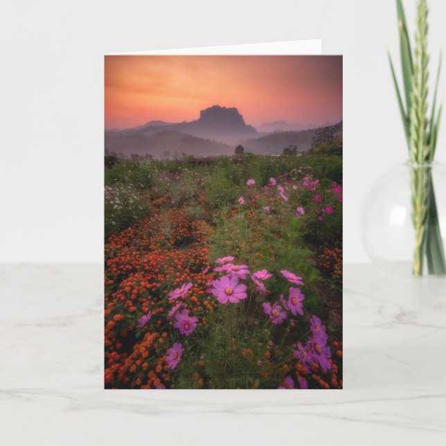 Flowers | Chiang Dao, Chiang Mai, Thailand Card (Front)