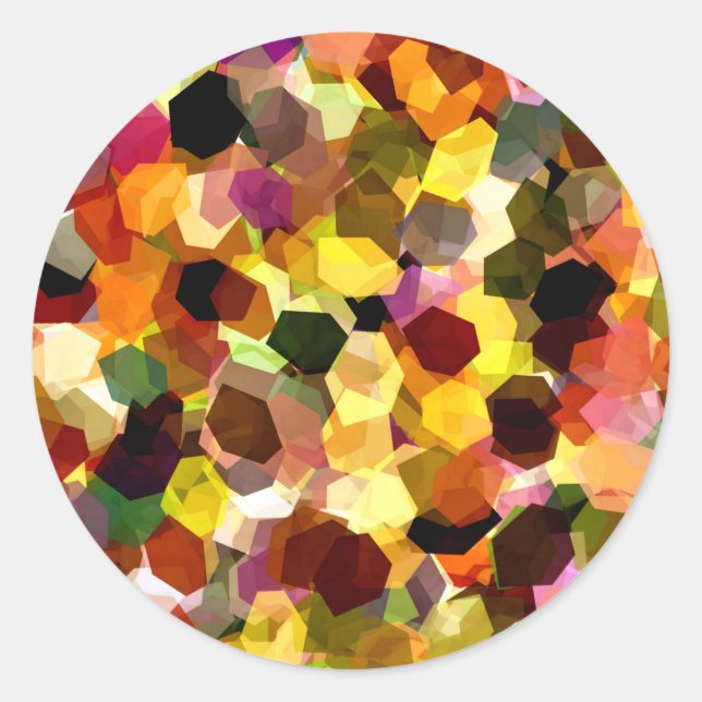 FLOWERS CLASSIC ROUND STICKER (Front)