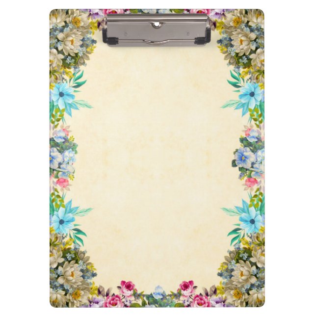 Flowers Clipboard (Front)