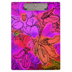 FLOWERS CLIPBOARD
