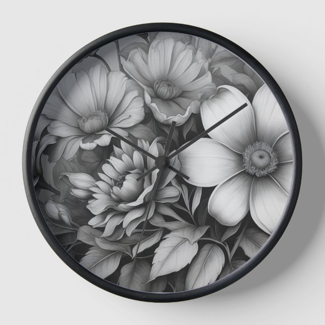 Flowers Clock (Front)