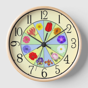 Flowers Clock