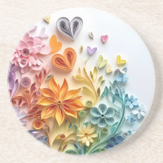 Flowers coaster