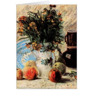 Flowers, Coffeepot and Fruit by Vincent van Gogh