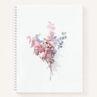 Flowers College Ruled Notebook