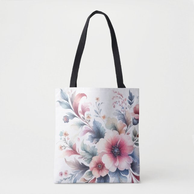 Flowers, Colourful ,SunFlower,Floral Tote Bag (Front)