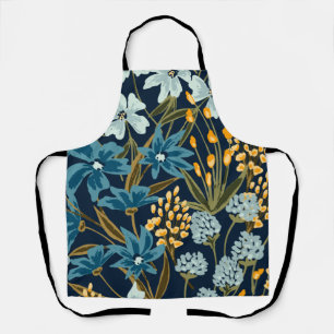 Flowers Colourful Watercolor Trendy Apron