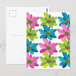 Flowers Colourful Wild Flowers Postcard