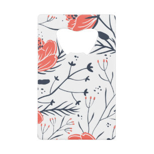 Flowers Credit Card Bottle Opener