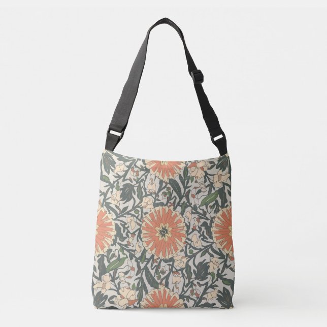 Flowers Crossbody Bag (Front)