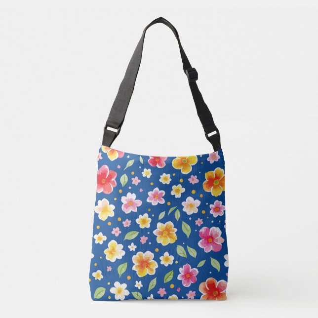 Flowers Crossbody Bag (Front)