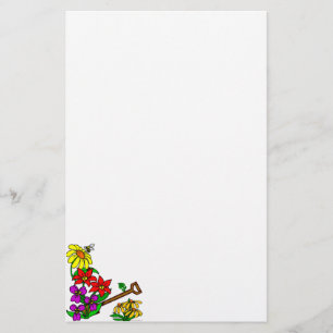 Flowers Custom Stationery Template