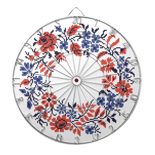 Flowers cycle dartboard (Front)