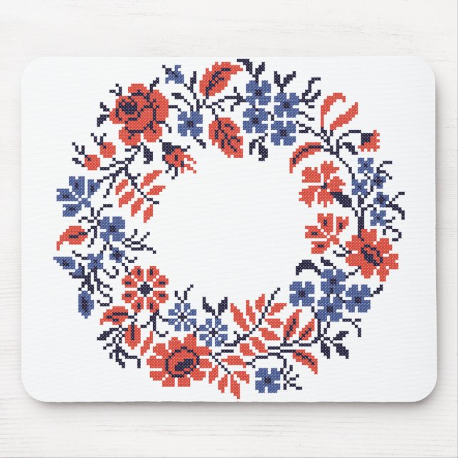 Flowers cycle mouse mat (Front)