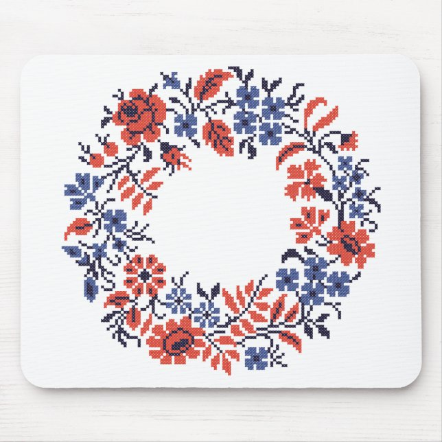 Flowers cycle mouse mat (Front)