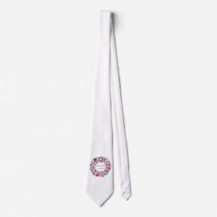 Flowers cycle tie