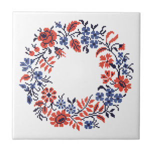 Flowers cycle tile