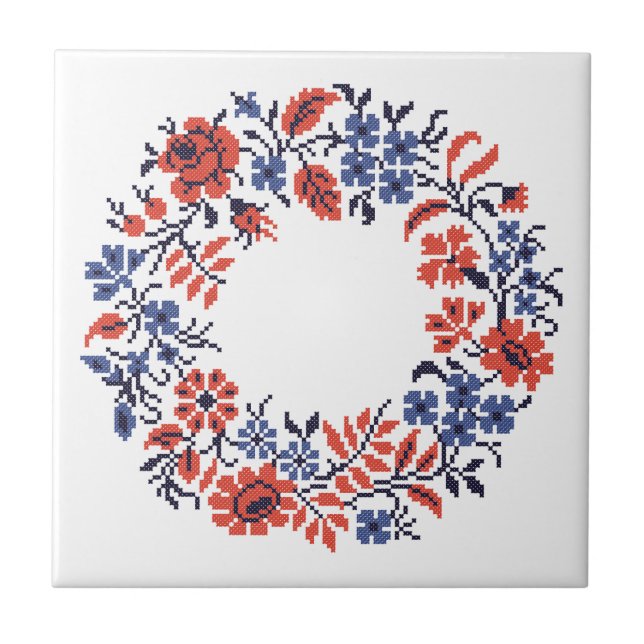 Flowers cycle tile (Front)
