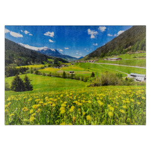 Flowers   Dandelion Canton of Grisons, Switzerland Cutting Board
