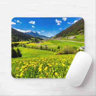 Flowers   Dandelion Canton of Grisons, Switzerland Mouse Mat