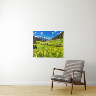 Flowers Dandelion Canton of Grisons, Switzerland Tapestry