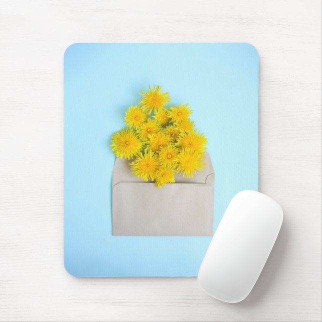 Flowers | Dandelions in Envelope Mouse Mat (With Mouse)