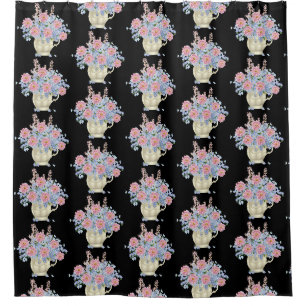 flowers decoration shower curtain