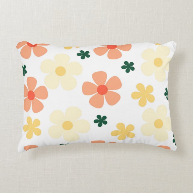 Flowers Decorative Cushion (Front)