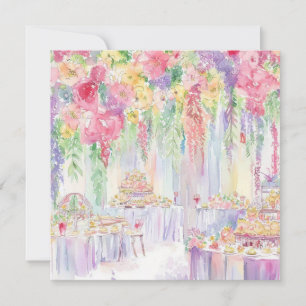 Flower's Delight :   A Baby Shower Invitation