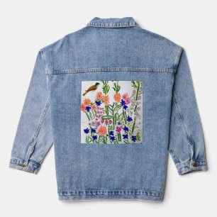 Flowers Denim Jacket