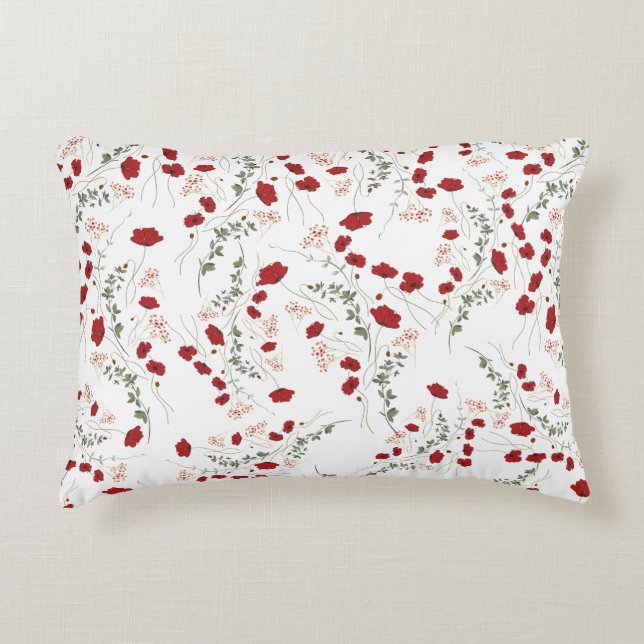 Flowers design decorative cushion (Front)