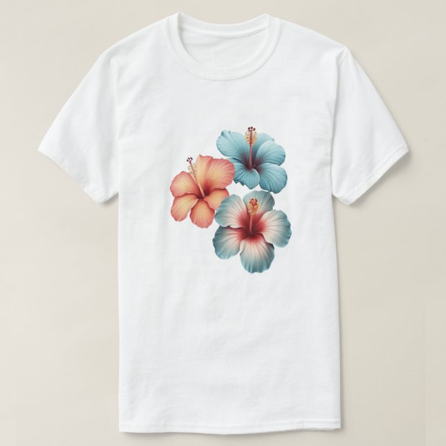FLOWERS DESIGN T SHIRT (Design Front)