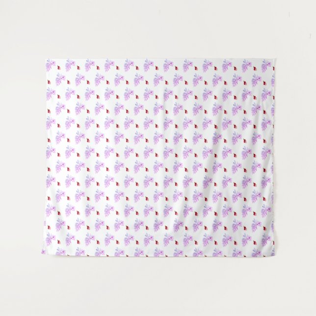 flowers design  tapestry (Front (Horizontal))