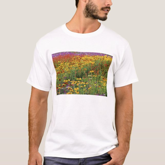 Flowers Display at International Peace Gardens T-Shirt (Front)