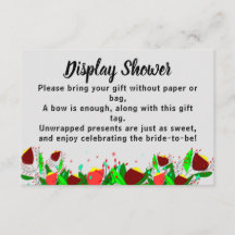 Flowers Display Bridal Wedding Shower 