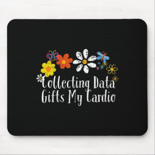 Flowers Drawing Collecting Data My Cardio Funny 20 Mouse Mat