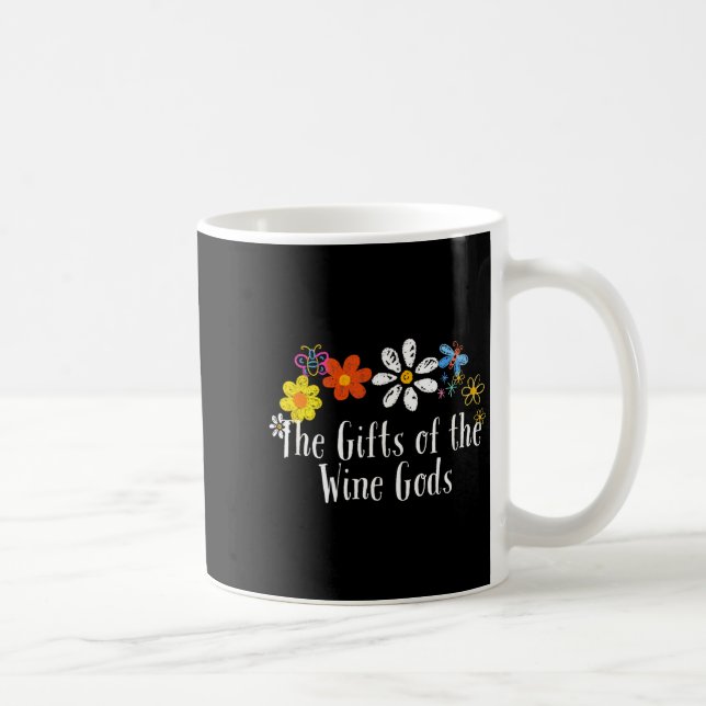 Flowers Drawing The Of The Wine Gods Funny 2025 Sa Coffee Mug (Right)